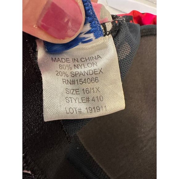 Vibrant Floral Women Swim One Piece - Picture 8 of 8